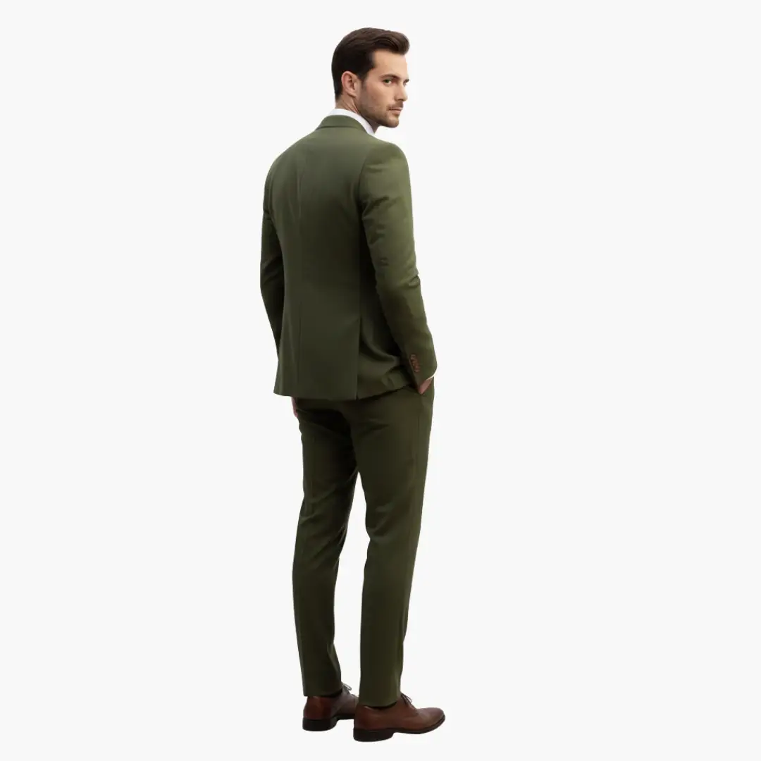 Men's 3 Piece Suit, Tailored Blazer, Waistcoat & Trousers Set for Weddings & Special Events 5