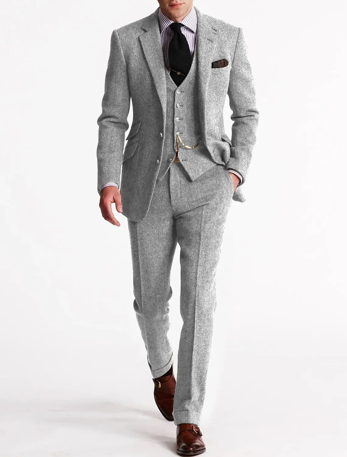 Tweed Three-Piece Suit