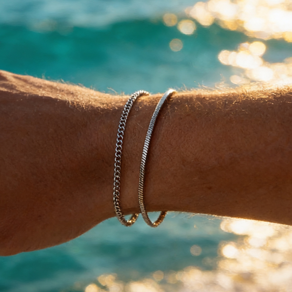 Chain Bracelet Stack