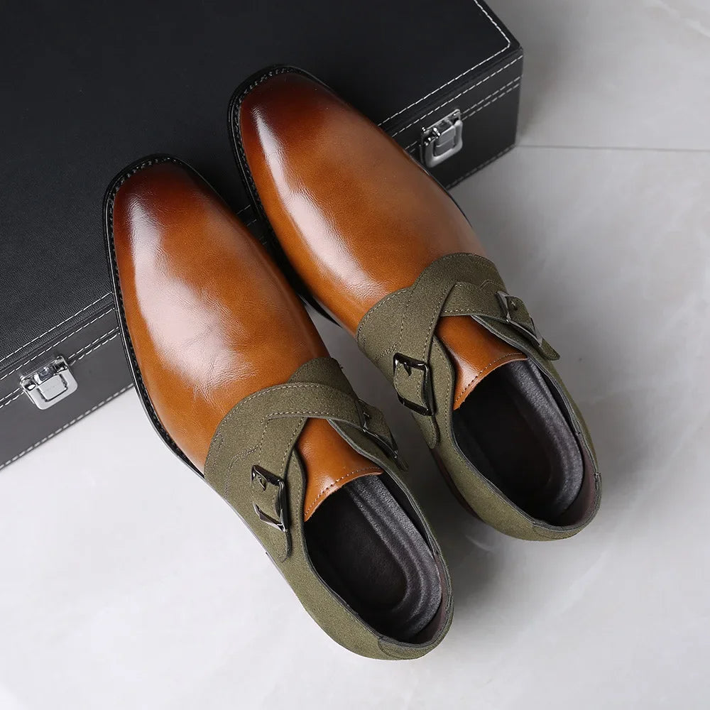 Double-Buckle Monk Loafer