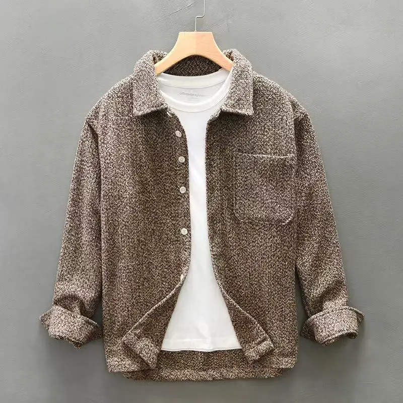 Textured Soft-Knit Shirt