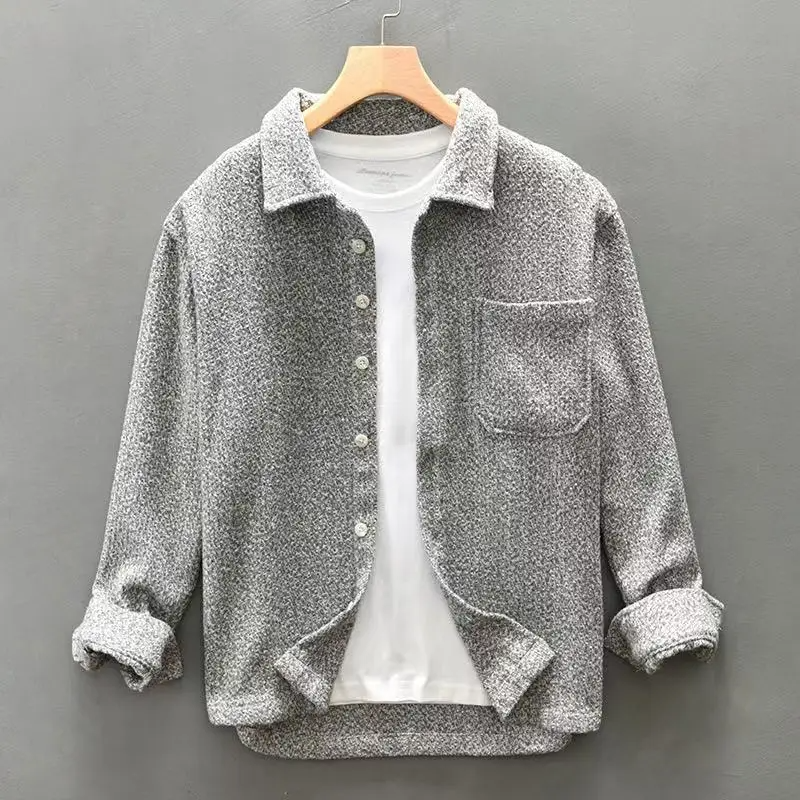 Textured Soft-Knit Shirt