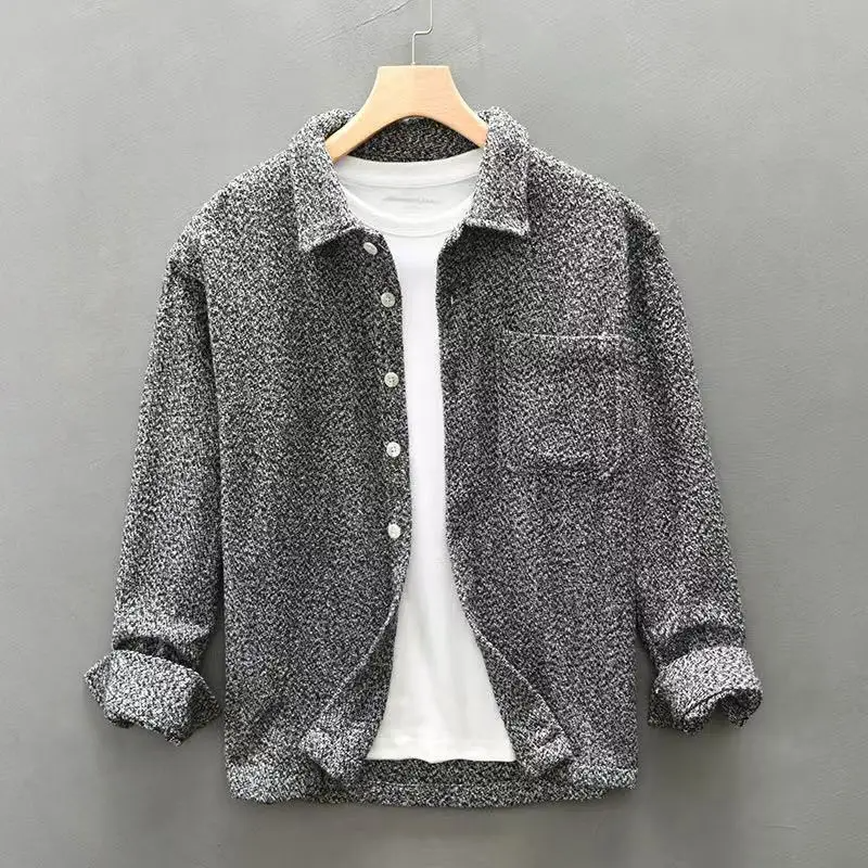 Textured Soft-Knit Shirt