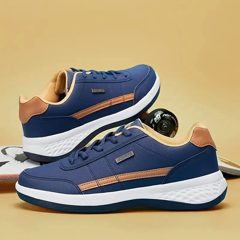 Men's Lace-Up Trainers, Chunky Sole Casual Sneakers for Everyday Street Style 5
