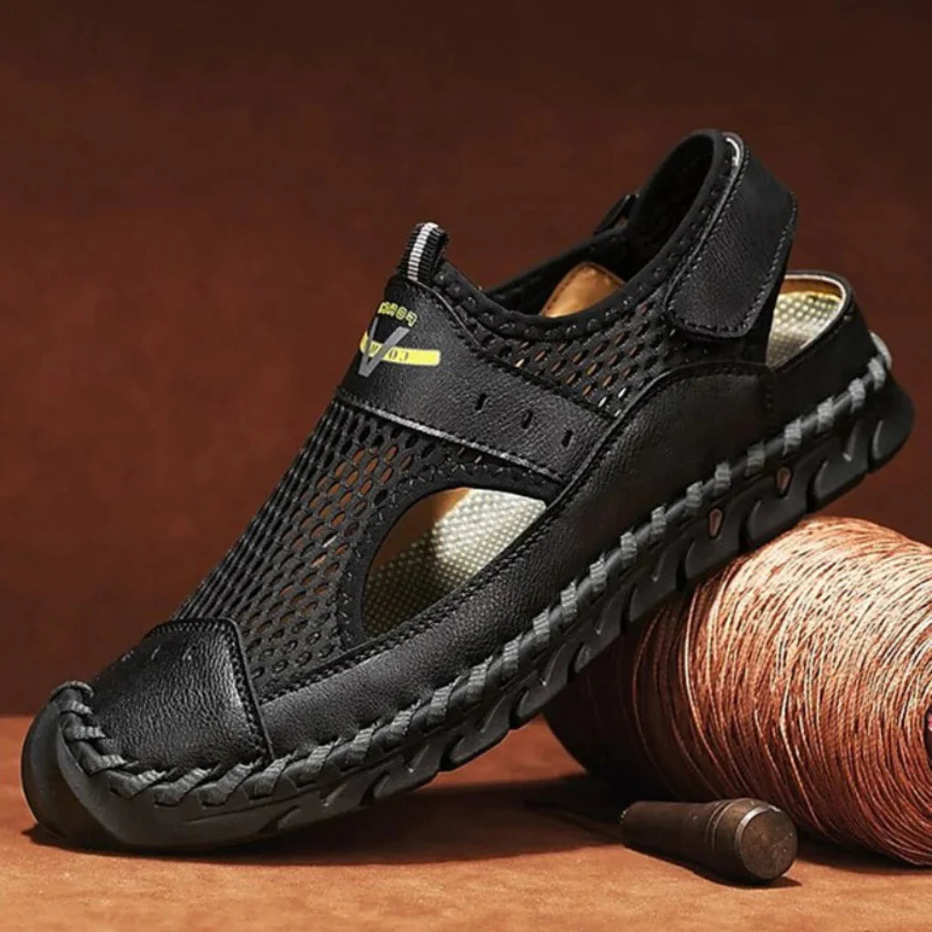 Men's Summer Sandals, Breathable Open-Toe Casual Outdoor Walking Sandals with Grip Sole 2