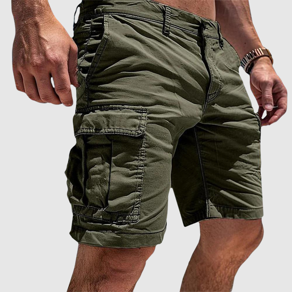 Men's Cargo Shorts, Knee Length Multi-Pocket Relaxed Fit Casual Summer Shorts 2