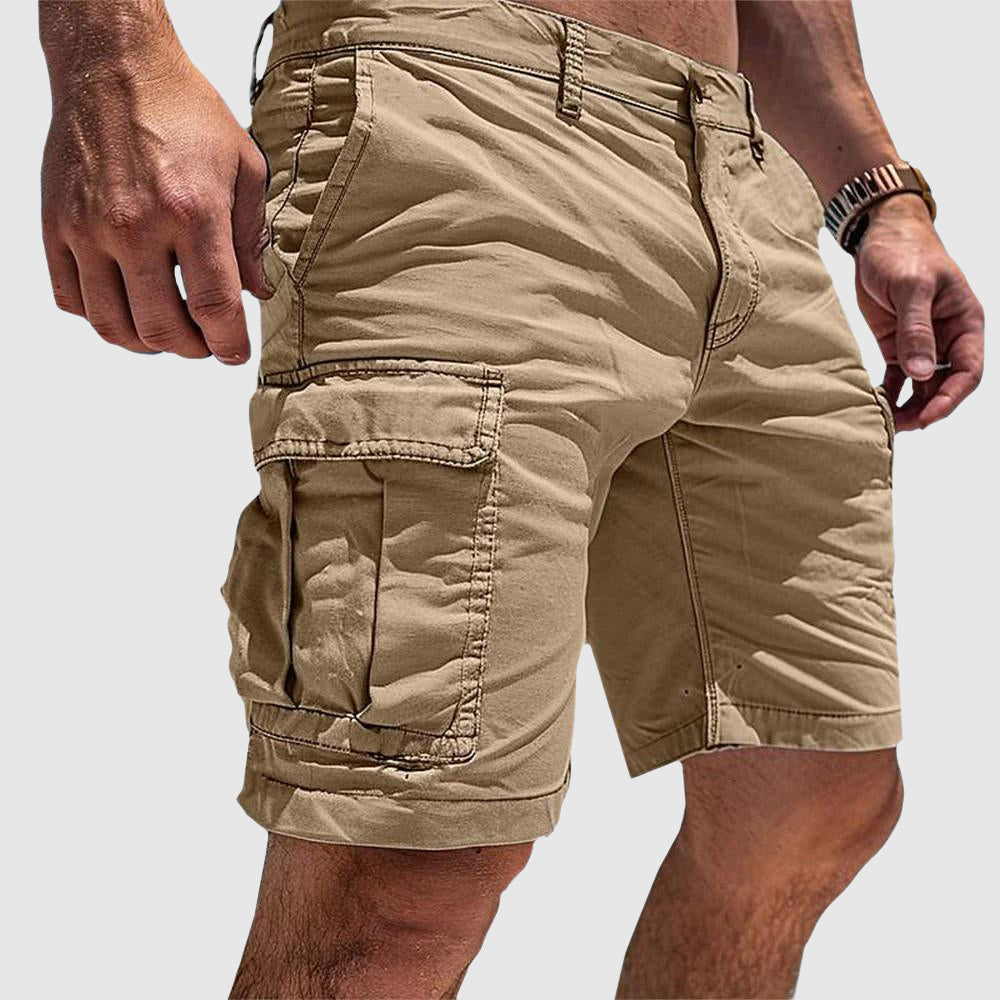 Men's Cargo Shorts, Knee Length Multi-Pocket Relaxed Fit Casual Summer Shorts 4