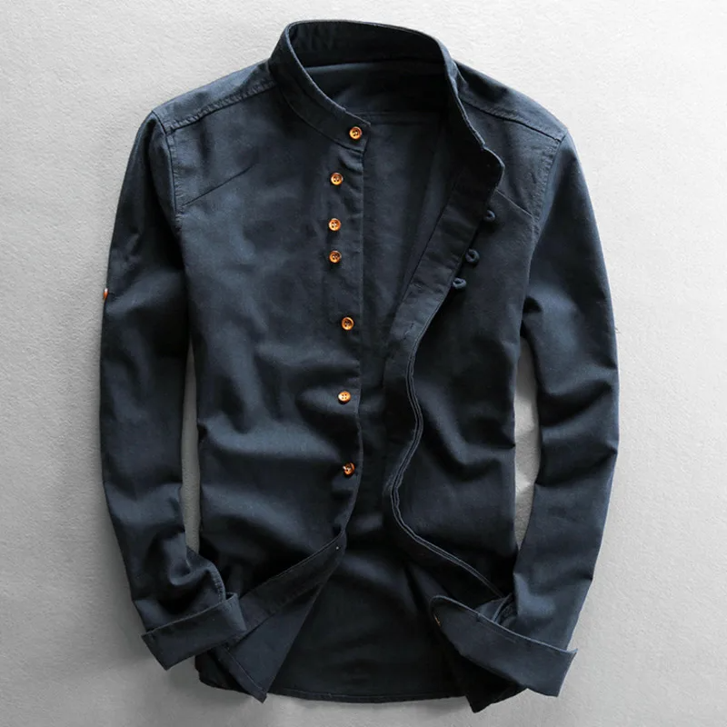 Linen Button-Up Shirt