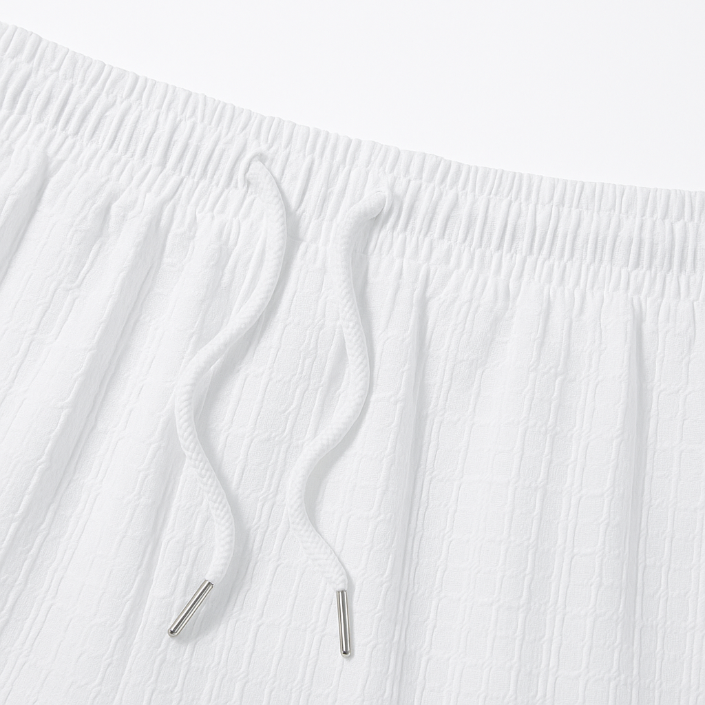 Crinkle Cotton-Linen Set